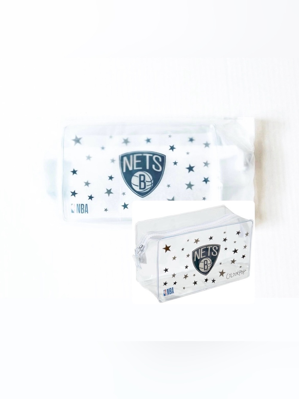 Colourpop X NBA Brooklyn Nets Makeup Bag